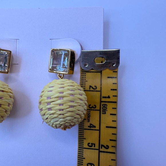 Lizzie Fortunato Paradiso Earrings Canary 18k Gold-Plated & Green Amethyst $250 - Picture 12 of 12